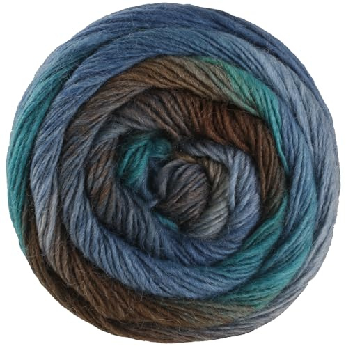 LANA GROSSA Meilenweit Color Mix | Merino-Dochtgarn mit Farbverlauf für Socken, waschfest | Handstrickgarn aus 75% Schurwolle & 25% Polyamid | 100g Wolle zum Stricken & Häkeln | 400m Garn FB 8017