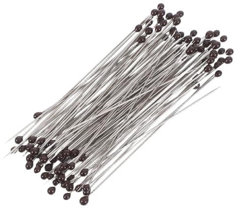 Homoyoyo 100pièces Épingles Entomologiques Acier Inoxydable pour Spécimens Aiguilles de Montage Précises Outils de Fixation pour Collectionneurs et Laboratoires Scolaires