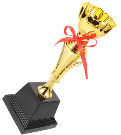 Angoily Coppa in Metallo Oro da 29 Cm per Premi di Partecipazione e Campione, Premio Competizione per Eventi Sportivi, Cerimonie, Team Building e Feste