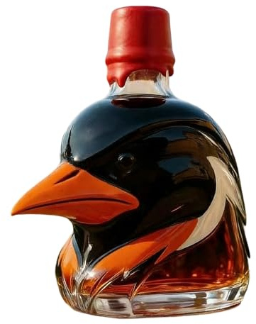 Decanter per whisky a tema Testa falco con coperchio a prova perdite per cocktail party e collezionisti Soluzione per conservare bevande Decanter per whisky a forma testa falco