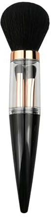 Resor makeup-borstset, 5 bärbara återanvändbara sminkborstar, foundation- och ögonskuggsborstar, sminkbord, bröllop, , kontor, semester,