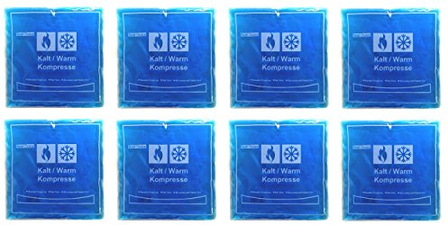 8 pezzi freddo caldo multipla Gel Pads kompresse | riutilizzabile | Gel Compressa
