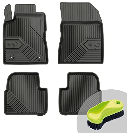 FROGUM No.77 Gummimatten Ganzjahresset von Auto Fußmatten Autofussmatten für Citroën C3 III ab 2016 | Langlebiges TPE Material