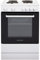 Cookology CFSP600WH 60cm Wide, 62 Litre Capacity Freestanding Electric Single Cooker with Solid Plate Top 4 Cooking Zone Hob and Analogue Dials – in White