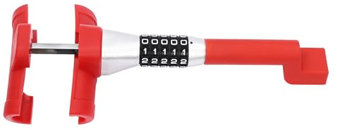biniliubi Blocco Volante Pedale Auto Antifurto Blocco Strumenti Sicurezza Blocco Barra Auto Blocco Codice Combinazione Acciaio Universale Protezione Veicolo Campingcar Facile Pulire