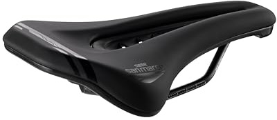 Selle San Marco GROUND Shield Dynamic – Sella MTB/Off-Road con Protezione Fango, Foro Centrale Open Fit, Telaio in Acciaio Manganese – Taglia S3, Nero
