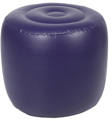 Alipis Cuscino Gonfiabile per Sgabello e Sedia Portatile in Pvc Blu 45x38 Cm, Pieghevole e Resistente per Campeggio, Concerti e Viaggi All’aperto