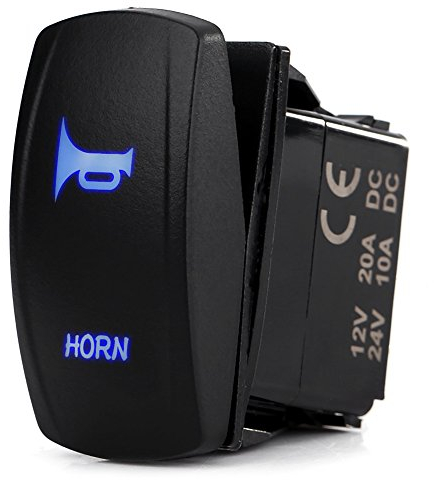 Kippschalter, 12 V-24 V 3 Pin LED On/Off Wippe Toggle Schalter Horn Control für Auto RV Boot Marine