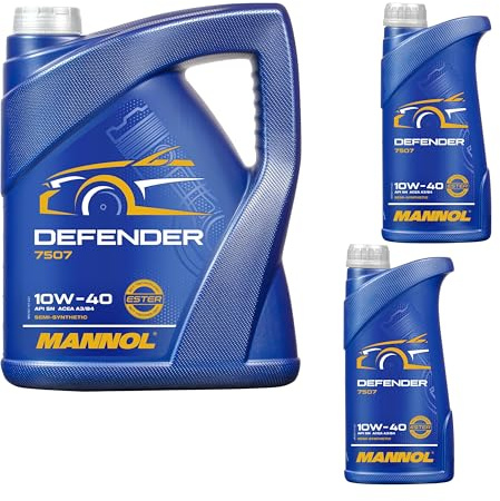 7 Liter Original MANNOL Motoröl Defender 10W-40 Engine Oil Öl 11192538