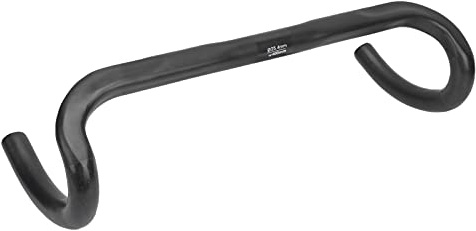 Alomejor Rennrad Drop Bar Kohlefaser Fixed Gear Bike Bent Bar Rennrad Bent Lenker 25,4 Mm 400 Mm Klemmdurchmesser