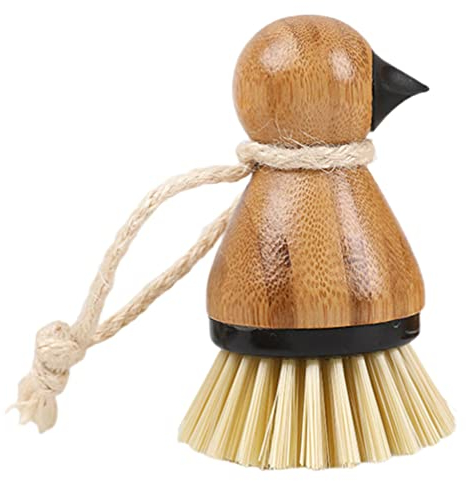 UPKOCH Ergonomic Fruit Vegetable Brush, Potato Scrubbing Brush, Mushroom Cleaning Washing up Brush, Veggie Scrubber with Handle for Food Flexible Kitchen, Dishwashing