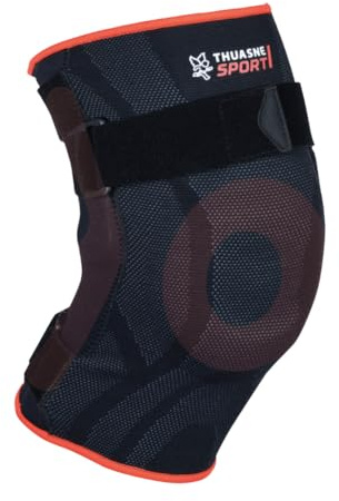 THUASNE Sport - Rodillera Ligamentaria Reforzada - Lesiones Ligamentarias, Rodilla Inestable - Montantes Articulados Rígidos Laterales - Índice De Soporte 3/3 - Dispositivo Médico CE - Talla M