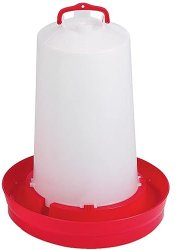 Suinga - Tränke für Hühner, 12 Liter rot, 31 x 42 cm
