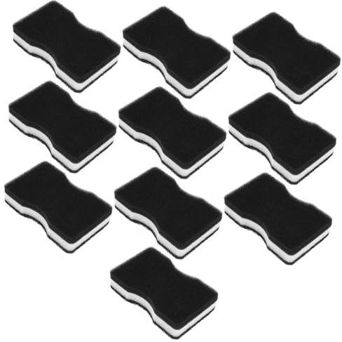 SOLUSTRE 3 Sets Doppelseitiger Spülschwamm Spülschwamm-pad Reinigungsschwamm-pad Schwamm Zum Geschirrspülen Küchen-scheuerschwamm Angenehm Zu Halten Seifenblasenmacher 10 Stück * 3