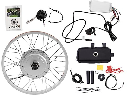 Bathrena 20 Zoll Elektrofahrrad Umbausatz Vorderrad 20 E-Bike Umbau Kit 36V 750W Elektrofahrrad Nabe Fahrrad Umbau Motor Kit
