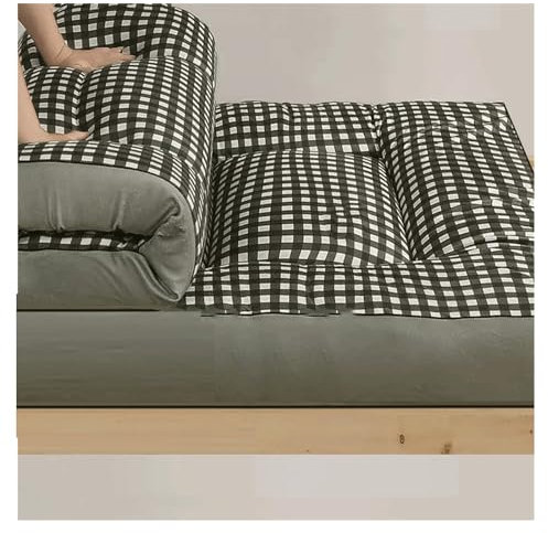 Matratze Bodenbett Einzel-Futon-Matratze Tatami-Matte zusammenklappbare Rollmatratze tragbare Matratze verdickte Klappmatratze für Schlafsaal Gästebett Liege Bettkissen (C