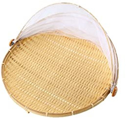 OQHAIR Panier à Fruits Panier en Bambou Paniers en Osier en Utilisation de Corbeille à Fruits, corbeilles à Pain pour Servir, corbeilles à Pain pour Table (Couleur : A)