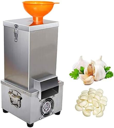 WHYYDSS Peladora de ajo Industrial de 200 W, máquina separadora de ajo eléctrica, peladora de ajo eléctrica Comercial, para restaurantes y cocinas
