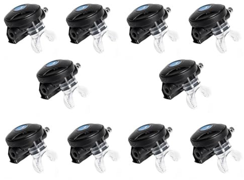 Haopeuk 10X Scuba Diving 2Nd Stage Regulator Professional Underwater Scuba Dive Octopus Diving Regulator Black