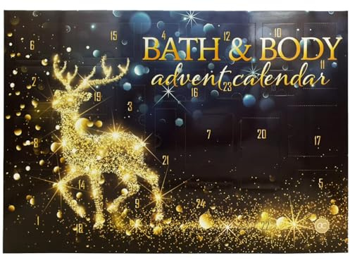 Wellness Adventskalender für Frauen GLITTER DEER - Body Care Weihnachtskalender Damen Körperpflege