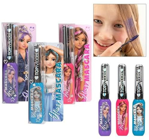 TOPModel Haarmascara BEAUTY and ME -3 Stück in blau, pink und lila Lieferumfang