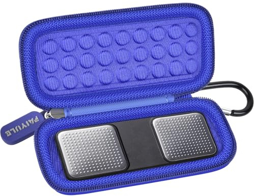 Étui pour Alivecor KardiaMobile 6L pour moniteur ECG, support compact également compatible avec moniteur de fréquence cardiaque portable, détecteur cardiaque (boîte uniquement) (bleu)