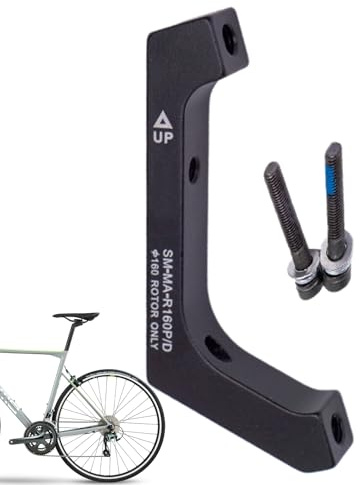 Fahrrad-Scheibenbremsen-Adapter,Fahrrad-Scheibenbremsen-Adapter -Multifunktionaler Flachmontage-zu-Pfostenmontage-Adapter,Rennrad-Bremssattel-Adapter, benutzerfreundlicher Adapter für 140 mm/160 mm S