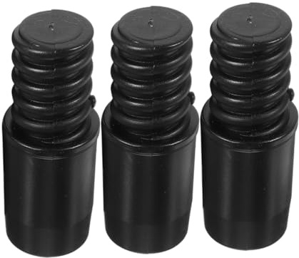 Didiseaon Threaded Tip Replacement Mop Handle End Plastic Threaded Connector 22mm Pole Adapter for Household Cleaning Tools 3pcs Set for Broom and Mop Repair