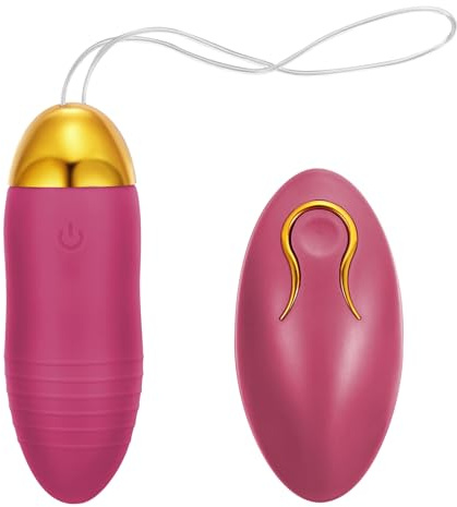 Bullet Vibrator Vibrating Eggs Adult Toys Love Eggs for G Spot Stimulation, Wearable Love Balls Adult, Product,Remote Control Personal Massager - Red
