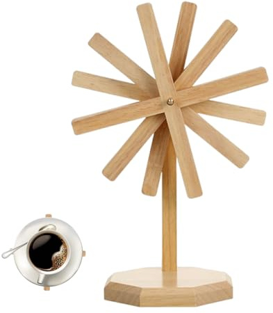 Sottopentole in Legno, Sottopiatto a Forma di Mulino a, Sottobicchieri Decorativi per Cucina, Per l'Utilizzo con Ciotole, Teiere, Padelle, Pentole, in Cucina, Soggiorno, Tavolo