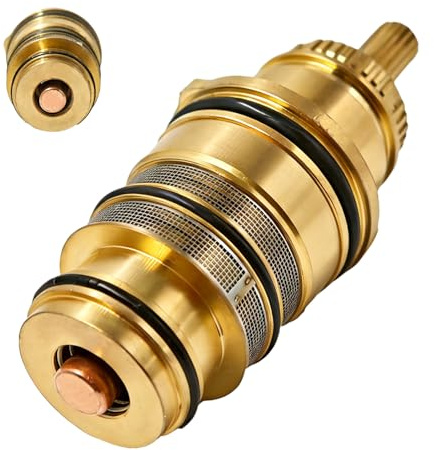 Unité de régulation de température en laiton - Cartouche de douche thermostatique en laiton pour unité de régulation de température Hansgrohe - Valve de rechange pour mitigeur thermostatique (98282000