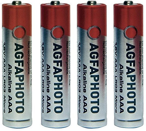 AgfaPhoto Pila alcalina LR03 Micro (AAA), 1,5 V, 4 unidades