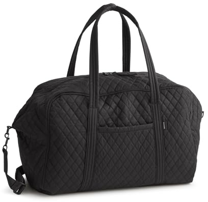 Vera Bradley Women's Premium Cotton Large Miramar Weekender, Moonless Night