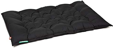 Doctor Bark Hundekissen Urban - orthopädisches Hundebett für sehr große Hunde - waschbar bis 95°C - robuste Indoor/Outdoor Hundematratze - Made in Germany (XXXL - 120x100 cm, Schwarz)