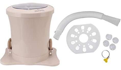 Acouto Machine de Déshydratation Manuelle Déshydrateur Corde à Main Machine à Laver Dortoir Étudiant Sèche-Linge sans électricité Déshydratation 2500 TR/Min Déshydrateur Déshydrateur