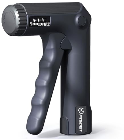 FitBeast Handtrainer Unterarmtrainer Griffkraft Verstärker - Verstellbarer Widerstand 10-130LBS (1er Pack)