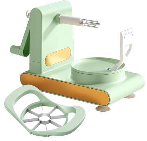 Éplucheur Multi-fruits, Éplucheur de Fruits à Main, Éplucheur et Vide-pomme, Machine à Éplucher, Éplucheur de Fruits et Légumes pour Pommes de Terre, Pommes, Oranges