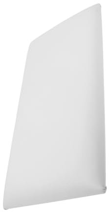 Toyvian Anti-Kollisions-Softtasche Kopfteil abziehen und aufkleben Anti-Kollisions-Wandpolsterung wandsticker wandverkleidung Wandhintergrundkissen weich klebende Wandplatte PVC Weiß