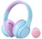 TONOSHARK Kinder Kopfhörer mit Active Noise Cancelling (ANC) | 60h Spielzeit | Kabellos Bluetooth Over-Ear Kopfhörer mit Mikrofon (Lila) - Ideal für Schule/Reisen/Party | Inkl. Tragetasche