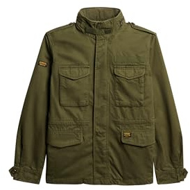 Superdry Herren Rookie Feldjacke Army Kaki Grün XXL