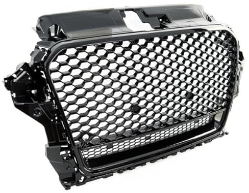 Frontgrill Glanz Schwarz passend für Audi A3 8V