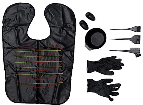VICASKY 1 Satz Haartönungsset Teiliges Set für Professionelle Farbtechniken Färbeschale Pinsel und Abdeckungen für Einsatz zu Hause Salon Langlebig und Einfach zu Handhaben