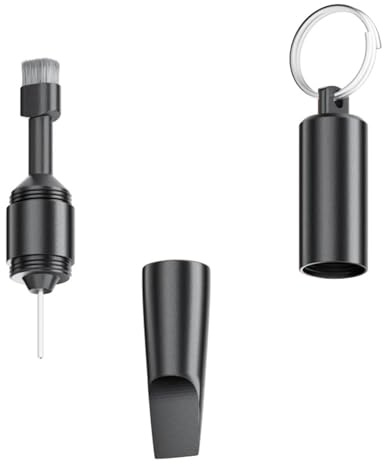 MultiFunctional Metal Multitool with Package Opener Cleaning Brush Phone Card Ejector Function for Daily Convenience Precise Cutter