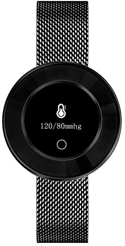 Atlanta Fitnesstracker für Damen mit Herzfrequenz Blutdruck Sauerstoff Schrittzähler Smartwatch Armband Uhr Schwarz - 9705-7