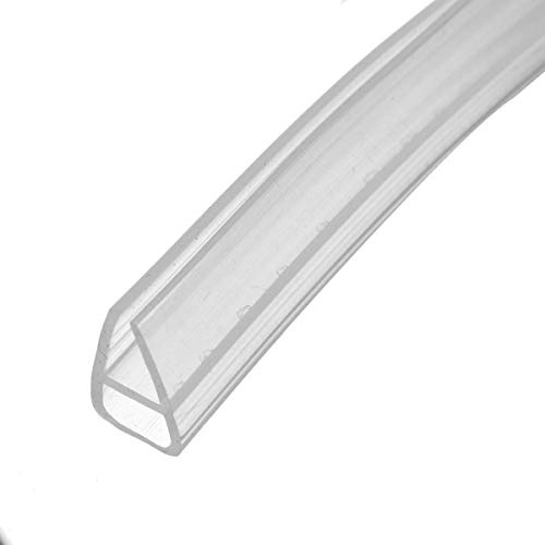 100cm U Shape Duschtür Dichtung Duschdichtung Wasserabweiser Dusche Glastür für 10mm Glasdicke