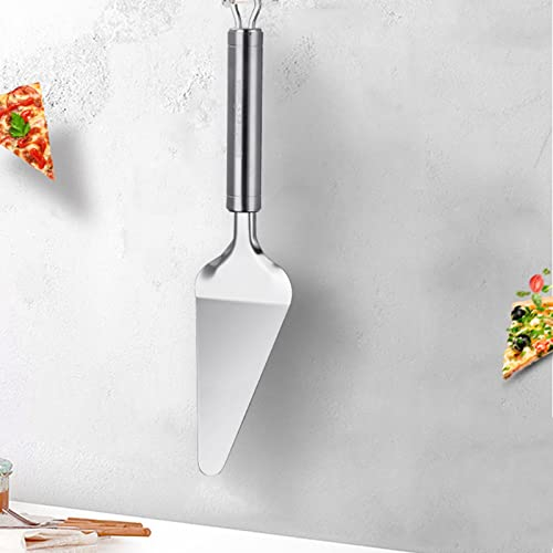 TONGDY Triangles Pizza Sever, Baking Tools Pizza Cutter Shovel, Stainless Steel, for Cake, Dessert, Tart, Easy to Use and Clean