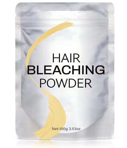 Bleach for Hair 100g / 3.53oz, Hair Powder Bleach, Ammonia-Free Formula Lifts up to 8, Removes Color Quickly and Evenly
