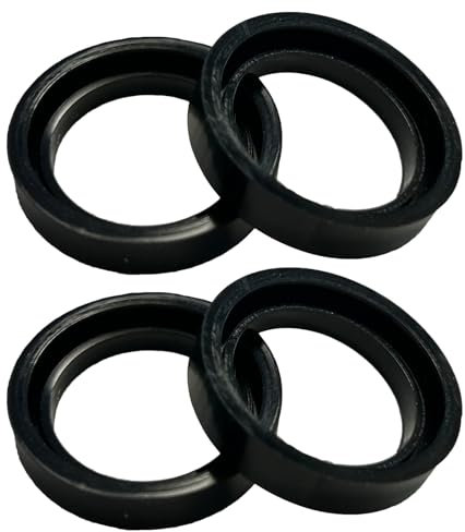 Prévention des fuites de gaz, kit de Joint d'entrée et de Sortie pour Intex Pure Spa, Parfait connecteurs Entre Les Joints d'étanchéité pour Spa Simple 11699 Assurez Un débit d'eau sans (4Pcs Black)