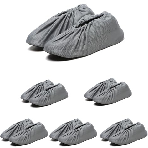 Limeow 6 Paia Copriscarpe Pattine per Parquet Pattine Casa Pattine per Ospiti Sovrascarpe Scarpa per Gesso Adatto Alla Maggior Parte dei Tipi Scarpe per Mantenere i Pavimenti Puliti e le Scarpe Pulite