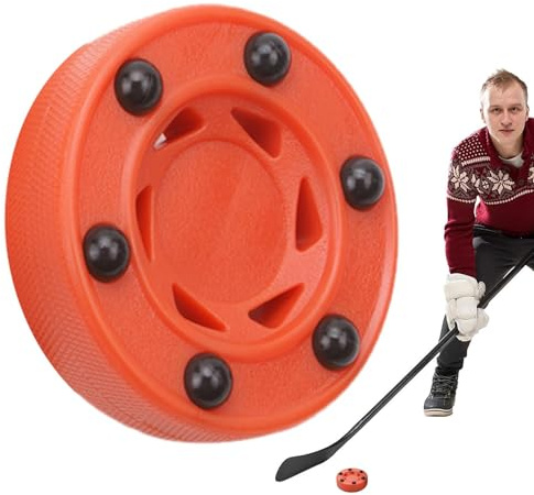 Bvizyelck Hockey su Pista da Strada, Disco da Hockey su Ghiaccio Riutilizzabile, Allenamento di Hockey su Ghiaccio, Hockeys in Linea E Street, Puck da Hockeys per Pavimento, Rullo, Allenamento
